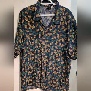 Vintage Patagonia Pineapple Hawaiian Shirt Button-Up Shirt Sz.XL